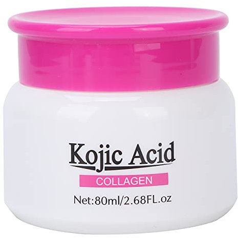 80ml Kojic Acid Facial Whitening Cream, Feuchtigkeitsspendende Whitening Gesichtscreme Collagen Gesichtscreme Straffende Creme Zum Glätten von Falten und Feinen Linien Anti-Aging