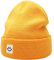55cube Strick Beanie Mütze mit Smile Face Unisex, Solides Gelb, Einheitsgröße