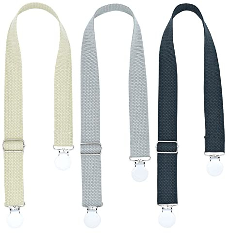 3 clip multiuso per bambini, clip per l'allattamento, clip per asciugamani a doppia termine, giocattolo anti-goccia, nastro intrecciato regolabile, supporto dentale per tovaglioli, clip