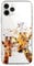 SmartGiftShop Giraffe Case Cute Family Art CLEAR Phone Cover Exclusive Artwork for iPhone 12-2 Giraffe Brush