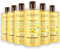 EVOLUDERM - Shampoing Hydratant Monoï à la Folie - 400 ml - 95% d'Origine Naturelle - Végan - Fabrication Française - Lot de 6 x 400 ml