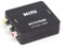 Ziyan AV zu HDMI Adapter Konverter Full HD 1080P 4k Video Audio TV 3 RCA CVBS HDMI mit USB Ladekabel