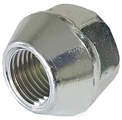 1x Radmutter M12x1,5 60° Kegelbund offen mit Bund SW 19mm kompatibel mit Mazda Mitsubishi Nissan Opel Peugeot Smart Toyota Volvo