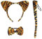 LSYYSL 3-teiliges Tiger-Kostüm-Set für Kinder, Kinderohren, Stirnband, Schwanzschleife, Tiger-Rollenspiel-Kostüm, geeignet für Kindertagsspiele, Karnevalsparty, Verkleidung