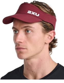 2XU Run Visor UQ5686f - Truffle/White