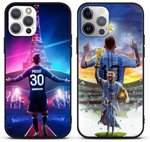 [2 Stück] Schutzhülle für iPhone 8 iPhone 7 iPhone SE 2022/2020 Hülle 4,7,Handyhülle Fußball Sport Soccer Muster Design Motiv Fußball-Athleten Soft Silikon TPU Stoßfest Bumper Cover Case,M3