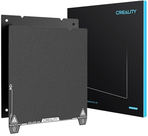 Offizielle Creality Ender 3 V3 KE Bauplatte 235 * 235mm, 3D Drucker Plattform Kit, Strukturierte Oberfläche Flexibles Federstahl Druckbett für Ender 3 V3 SE/Ender 3 S1/3 S1 Pro Ender 5 Pro