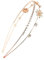 scicent Haarschmuck Damen Zwei Reihen Haarreif mit Blume Strass Haarband Glitzer Stirnband Mode Haarschmuck für Fasching Karneval Musikfestival Party für Mädchen - 23612