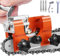 Sonekin Afilador Cadena Motosierra, Afilador Motosierra, Afilador de Cadena Motosierra Portátil, Afilador de Cadenas de Motosierra Manual, Adecuado Para Todo Tipo de Motosierras (Color Naranja)