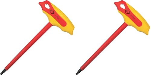 C.K T4422 03 VDE T-Handle Hexagon Key 3 mm (Pack of 2)