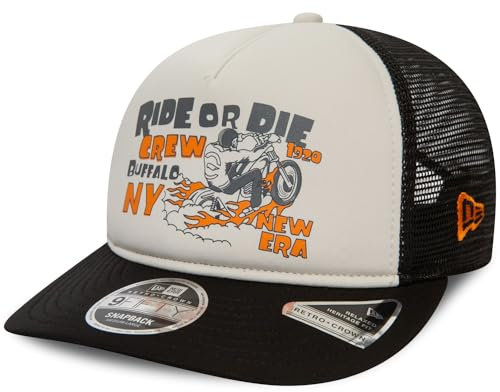 New Era 9Fifty Strapback Cap - Retro Crown Ride or Die - S/M