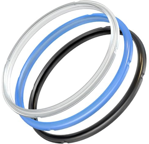 Alnicov 3PCS Electric Pressure Cooker Sealing Ring Silicone Steam Ring for Instant Put 5.7L for IP-DUO60 IP-LUX60 IP-DUO50 Smart-60 IP-CSG60