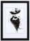Kunststoffrahmen Klarglas Bilderrahmen Frame Foto Collage Portraitrahmen Glasscheibe PS-1: Farbe: Schwarz | Format: 40x50