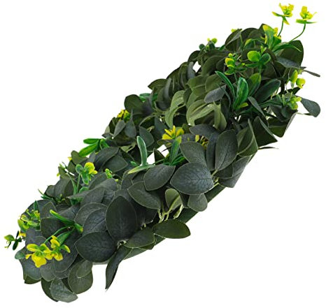 MERRYHAPY Echte Und Realistische Künstliche Blumenkranz-Dekoration Für Hochzeiten Und Partys Lebensnahe Frühlingskranz Mit Bunten Blüten Und Grünen Blättern Für Stilvolle Wohnräume