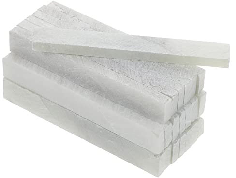 TEHAUX 21pcs Natural Soapstone Marker Pencils White Soapstone Pen for Welding Chalk Drawing Steel Tile
