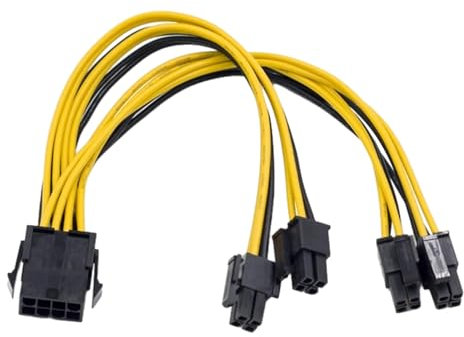 MDHQ GPU-Grafikkarten-Netzkabel für K80, A100, P40, V100, A6000, 8-polig auf PCIE, 2 x 8-polig, 2 x 6-polig, Splitterkabel, Netzteil