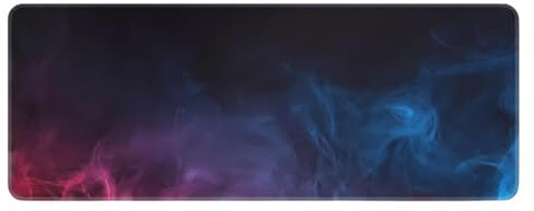 GSDGV Extra Large Gaming Mouse Mat, Mouse Pad Large Desk Pad 800 x 300 x 3 mm, Washable Laptop Desk Mat, Stitched Edge Mouse Mat, Mouse Pad with Anti-Slip Rubber Base for Office & Home(COLOR:Black)