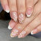 Elegant French Tip Press On Nails with Flowers - Short Almond Shape Acrylic Nails, 24 Pcs, 12 Sizes, Long-Lasting, Easy to Apply, Perfect for Any Occasion