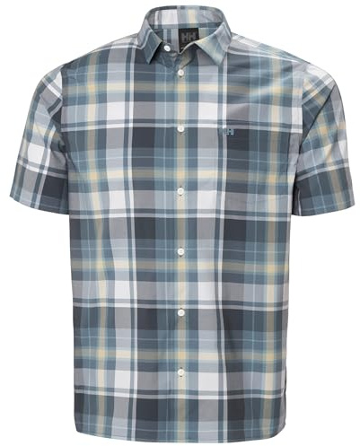 Helly Hansen Herren Fjord Qd Ss Shirt 2.0, Marineblau, 2XL
