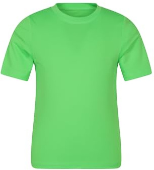 Mountain Warehouse Aqua Kids Swimming T-Shirt - UV Protect Max Tee, für Jungen und Mädchen - Frühling, Sommer, Tauchen und Wassersport Grün Kinder 152 EU (11-12 Jahre)