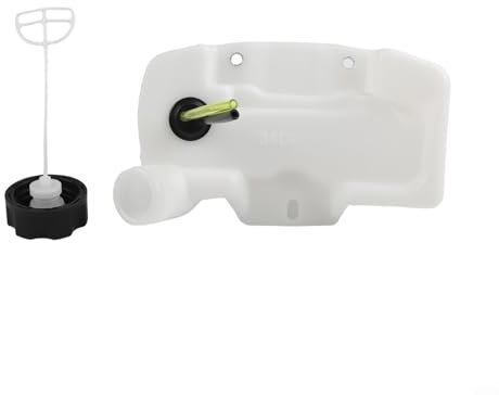 Depósito de combustible para desbrozadoras y recortadoras compatible con múltiples modelos, tanque de combustible de plástico de gran capacidad, flujo de combustible optimizado, cortacésped, gasolina