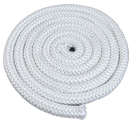 Round Oven Seal Cord for Wood Stove Pellet Stove and Industrial Oven Doors with Excellent Heat Resistance (2.5m*16mm)
