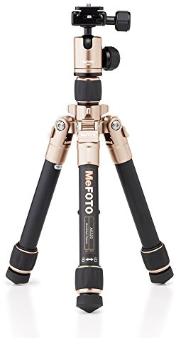 MeFOTO DayTrip Compact Tripod Kit with 2 Section Aluminium Legs - Gold