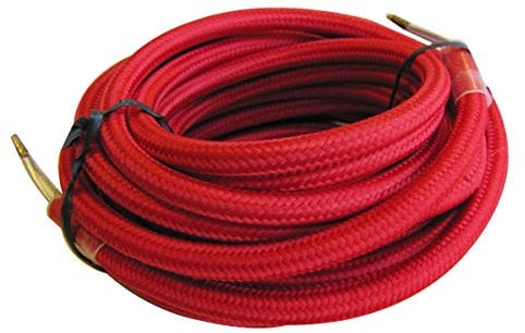 Tibelec 073660 Câble électrique textile Rouge