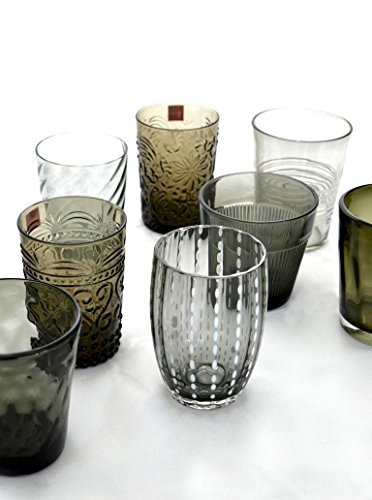 Zafferano - Melting Pot set 6 verres tumbler mixtes Gris MP00109