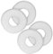 POFET 2 paia di cuscinetti auricolari in spugna di ricambio per cuffie con cancellazione del rumore, compatibili con cuffie MDR-V150 V250 V300 V200 ZX100 ZX110 ZX300 - bianco