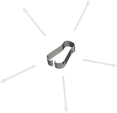 Puntas de Repuesto 5X para Samsung Galaxy Tab S10 /S10+/S10 Ultra/ S9 FE/FE+/Tab S9 + Plus Ultra/Tab S8 + Plus Ultra/Tab S7 + Plus / S7 FE/Tab S6 / S6 5G / S6 Lite Lápiz óptico S Consejos White