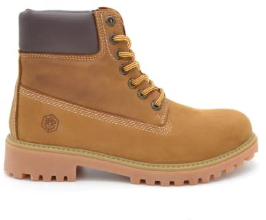 Lumberjack River, Stivaletto Uomo, Tan Yellow/Dk Brown, 41 EU