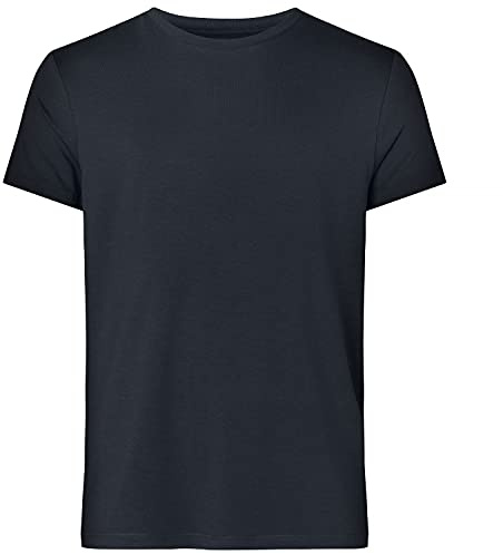 Resteröds T-Shirt aus Bambus und ökologischer Baumwolle für Herren, lang, Rundhals, halbarm Shirts für Männer, weiß, grau, grün, schwarz, Marine, S-XL
