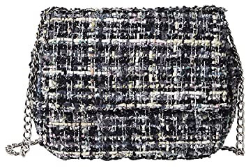 Becksöndergaard Tasche Kele Loel Bag (Multi Color) - Umhängetasche Damen Blau aus Bouclé mit Magnetverschluss - 13 x 17 cm
