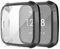 subtel® 2in1 Schutzhülle + Displayschutz für Fitbit Versa Lite Hardcase + Display Schutzglas - Gehäuse, Rahmen, Touch Bildschirm Schutz Hülle + Displayglas Protector schwarz