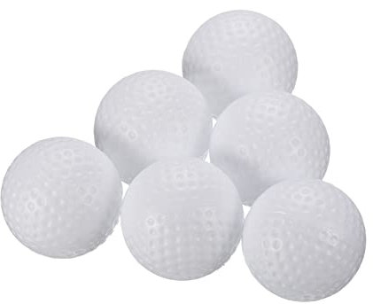 PATIKIL Golftrainingsbälle 40Pack Plastik 41mm Hohlflug Golfbälle Training Übungsgolfbälle Golf Übungsball für Halle Schwungübungen Weiß