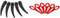 Bosch Durablade Kunststoffmesser für Art 26-18 LI & F016800183 Kunststoffmesser für Akku-Rasentrimmer, rot