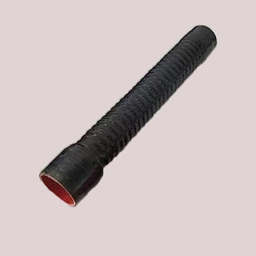 ID 30–100 mm Universal-Silikon-Flexschlauch, Kühlerrohr für Lufteinlass, Hochdruck, Hochtemperatur-Gummiverbindung, schwarz, 500 mm, ID 45 mm
