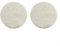 Lot de 2 éponges rondes en céramique, fibres de calcium-magnésium-silicate pour cheminée, accessoires de cheminée, poêle en verre (8,6 x 1,2 cm)