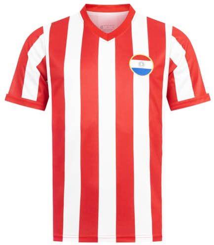 JELEX Retro History Herren Trikot | mit eingesticktem Logo & Kurzarm | Nostalgie-Design für Fußballfans | ideal für Sammler