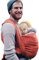 Didymos Babytragetuch, Modell Prima rubin/mandarine, Größe 8