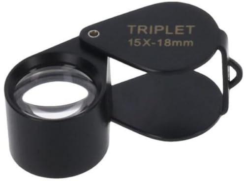 Optics 15 x 18 mm Jewelry Triplet Magnifier