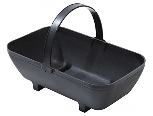 Tierra Garden GP44BLK Large Trug Recycled Plastic Planter, Black