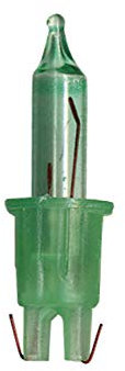 Ersatz-Leuchtmittel - für 20er Color Line Lichterkette - 12V - 1,08W - Grün - 5 Stück