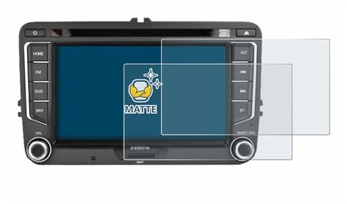 BROTECT Entspiegelungs-Schutzfolie für Zenec E>Go 7 (2 Stück) Matte Displayschutz-Folie, Anti-Reflex, Anti-Fingerprint