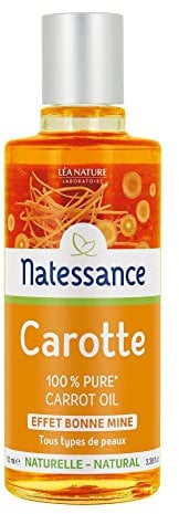NATESSANCE Huile de Carotte Effet Bonne Mine 100 ml