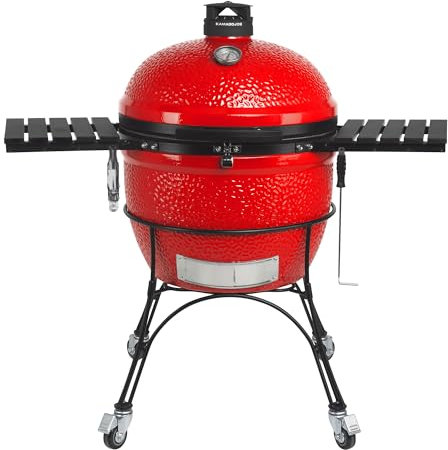 KamadoJoe Big Joe II Charcoal Grill, Red