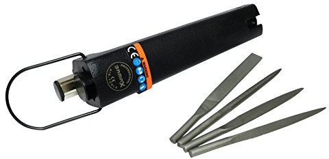 Bamax AT0033, Lima Pneumatica Professionale ad aria compressa con 4 Lime