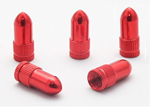 5X Ventilkappen MG Patrone Munition Farbe: Rot RED Ventilkappe Vmgr