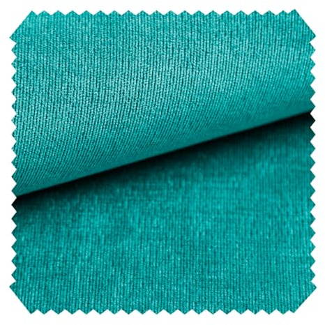 novely® ISSUM - Samtweicher Chenille-Möbelstoff - Sehr Robuster Polsterstoff - Pflegeleichte Meterware 1lfm | Farbe: 26 Türkis